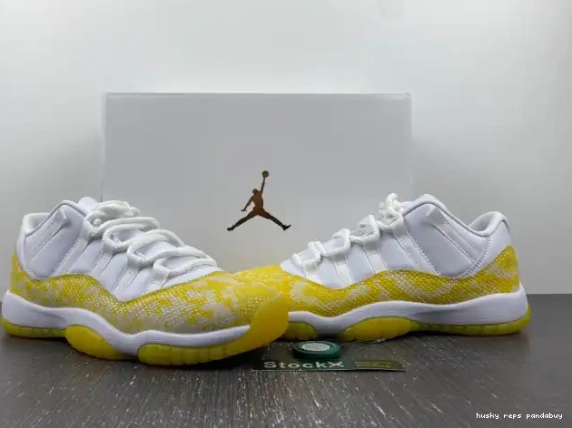 Cheap Husky Yellow AH7860-107 Air WMNS Jordan Snakeskin Low 11 0520